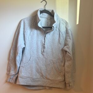 Lululemon Athletica Gray Quarter-Zip Sweatshirt